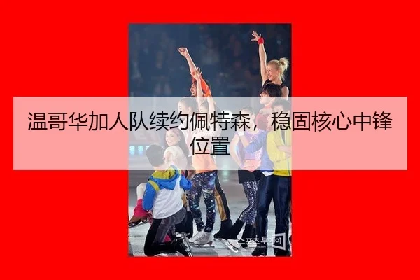 温哥华加人队续约佩特森，稳固核心中锋位置
